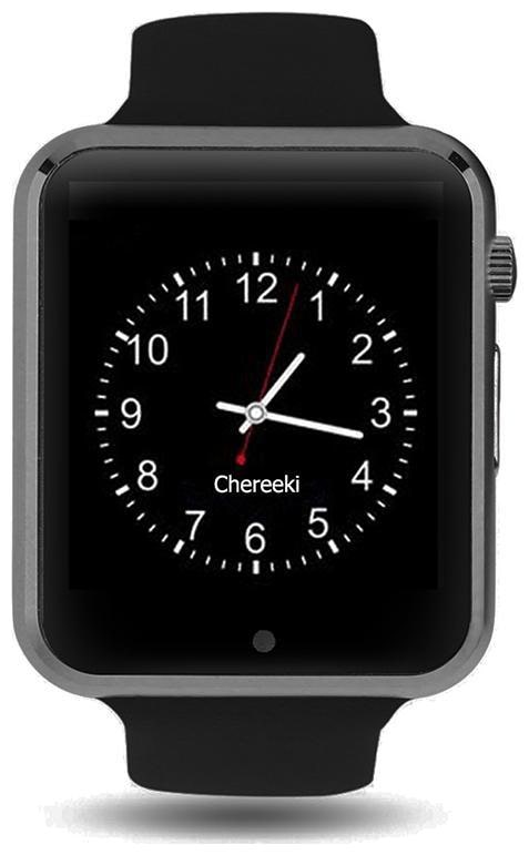 

Crystal Digital Compatible A1 Bluetooth Certified Smart Watch with Camera SIM Card Support for All 3g 4g (Black)