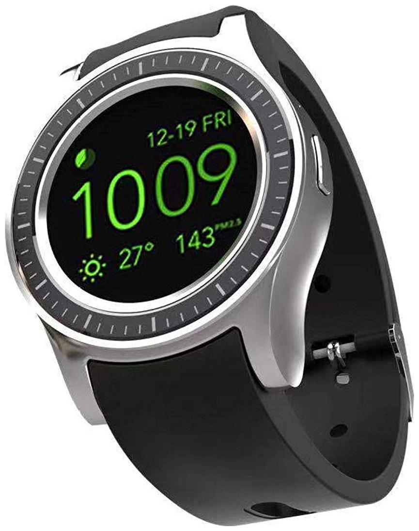 

Crystal Digital S1 Digital Smartwatch with Sim Memory Card Slot Touch Display Inbuilt Camera Bluetooth Phone Notifications (Brown)