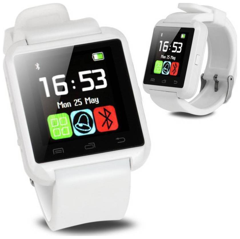 

Crystal Digital U8 Bluetooth 4G Touch Screen Watch with Camera Sim Card SD Card Slot (White)