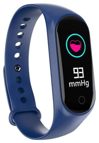 

Crystal Digital Upgraded M4 Smart Activity Fitness Tracker Band OLED Touch Display Long Battery Life Heart Rate Monitoring