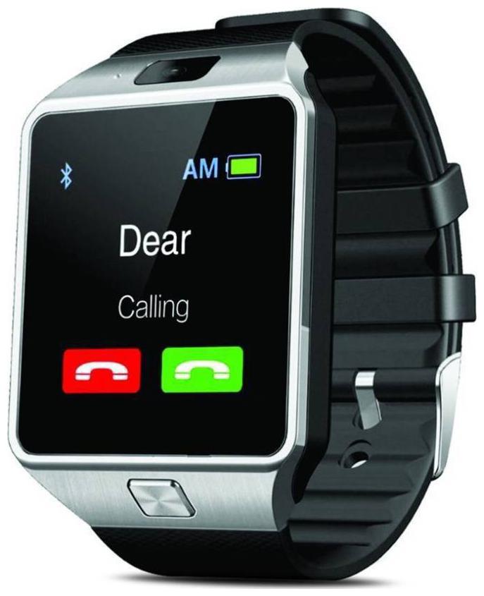 

Crystal Digital DZ09 Bluetooth 4G Touch Screen Smart Watch Phones SIM Card SD Card Slot Multi Language Support Compatible with All Android and iOS Devices SILVER