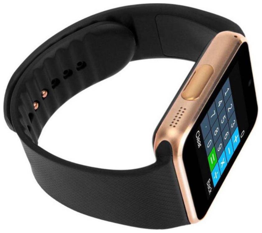 

Crystal Digital GT08Smart Watch Bluetooth V3 0 Enabled SIM Card Track Activity Such (Gold)