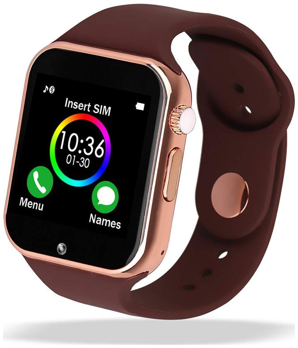 

Crystal Digital A1 Bluetooth Smartwatch with Camera and Sim Card Support All Android and iOS (Assorted Colour)