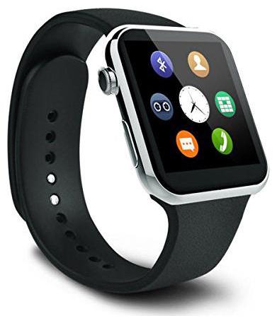 

CRYSTAL DIGITAL A1 Bluetooth Smart Watch Compatible with All 3G 4G Phone with Camera and Sim Card Support for Men Girls and Women by m-fit (Silver)