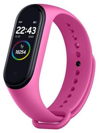 

Crystal Digital M4 Band Heart Rate Monitor OLED Display Waterproof Sports Health Activity Fitness Smartband Bracelet (Pink)