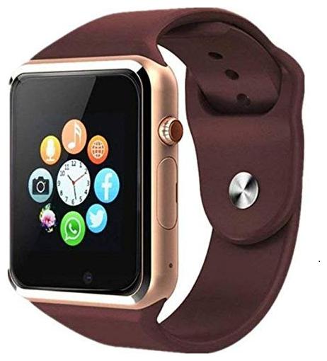 

Crystal Digital A1 Bluetooth Smart Watch Wristwatch Supports sim and Memory Card Compatible with All Android and iOS Devices