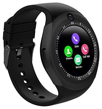 

Crystal Digital Y1 Smart Watch Bluetooth V3 0 Enabled SIM Card Track Activity Such as Sleep Monitor Step Counter Calorie Counter