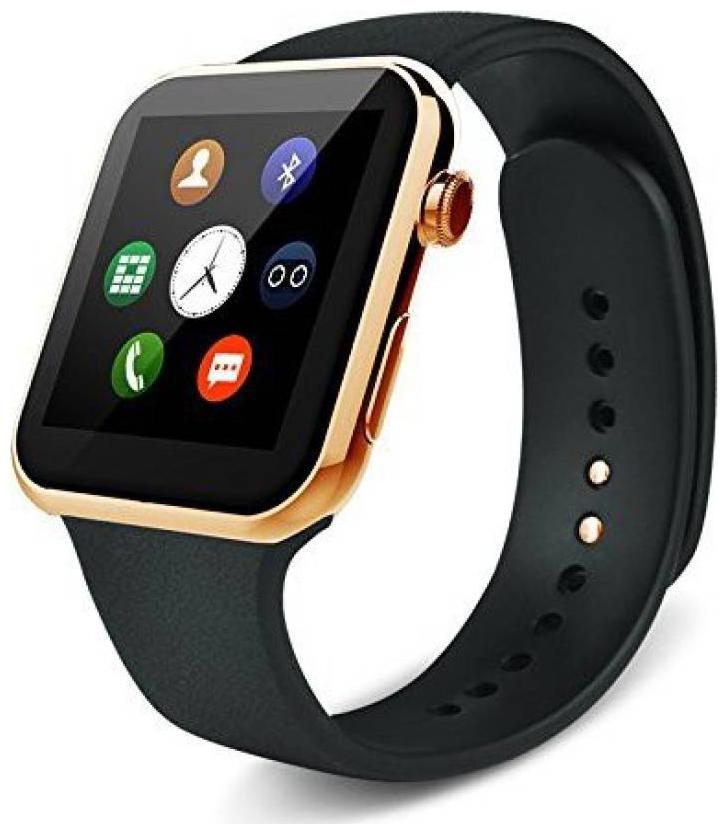 

Crystal Digital Bluetooth Smart Watch Touchscreen Smart Wrist Watch Smartwatch (Gold)