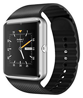 

Crystal Digital Smartwatch A1 Bluetooth Smart Watch with Camera for All Smartphones (Silver)