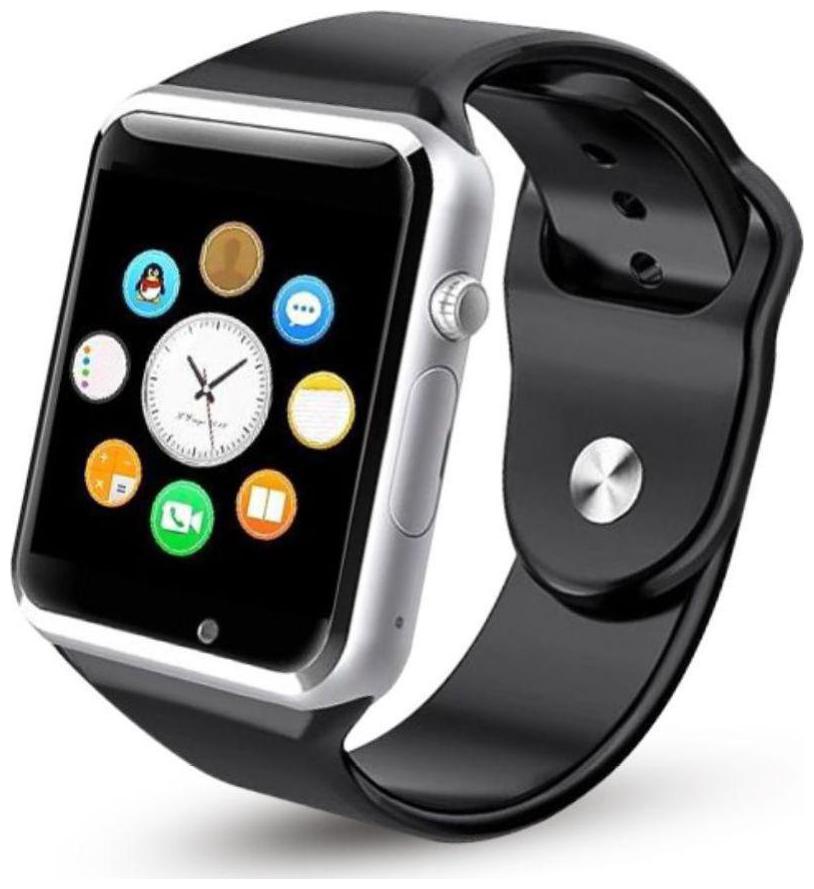 

Crystal Digital GT08 Bluetooth 4G Touch Screen Smart Watch with Camera SIM Card SD Card Slot for All Android (Silver)