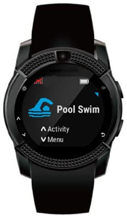 

CRYSTAL DIGITAL Bluetooth Smart Watch Y1 Wrist Watch Phone with SIM Card Support New Arrival Best Selling Premium Quality (Black)