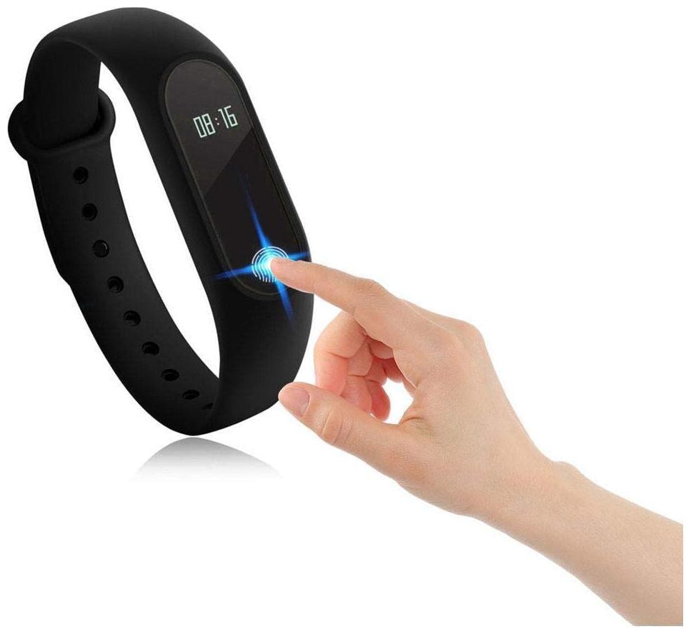 

Crystal Digital M2 Smart Fitness Band-Compatible With All Devices Black