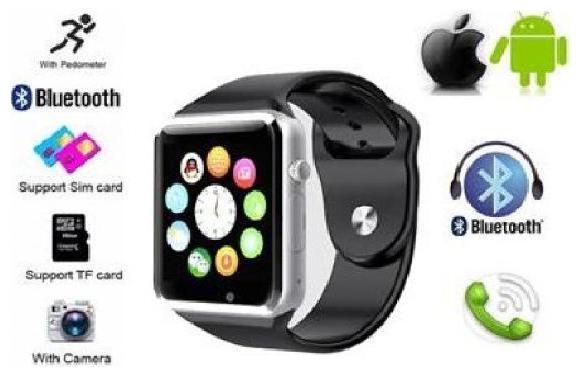 

CHG Smart Watch with Bluetooth Sim Card (4G Supported) Health Fitness Tracker and More - Silver Samsung Smart Phone
