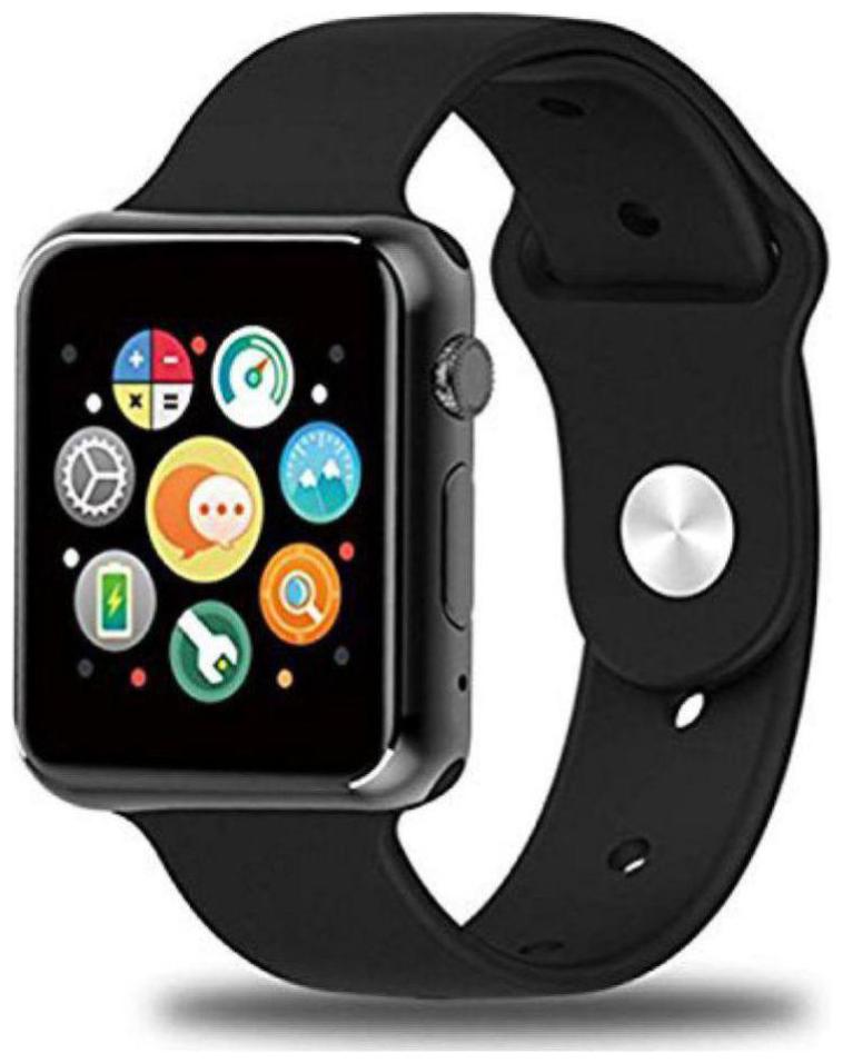 

CHG A1 bluetooth Smart Watch Compatible with All 3G 4G Phone with Camera and Sim Card Support (black)