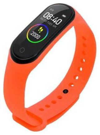 

Crystal Digital M4 Band Heart Rate Monitor OLED Display Waterproof Sports Health Activity Fitness Smartband Bracelet (Orange)