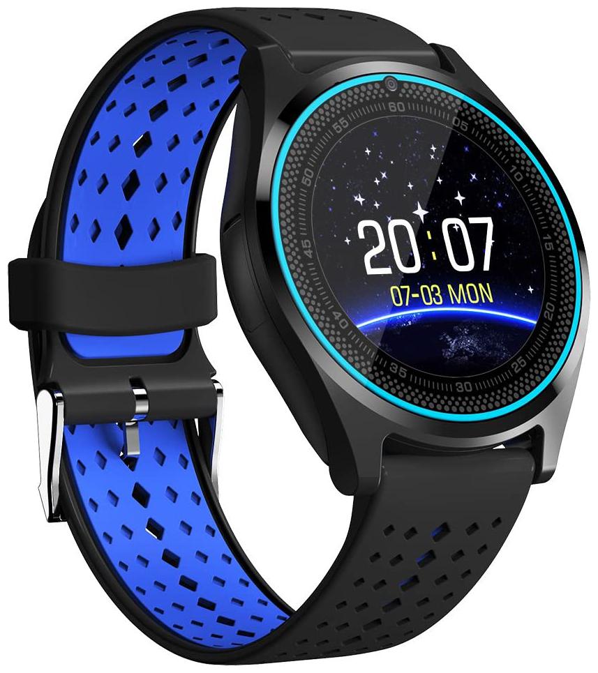 

Crystal Digital V9 Bluetooth Smartwatch With Camera Display Touch Screen