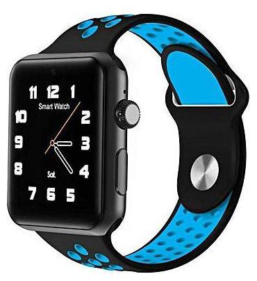 

TSV Compatible Stylish Bluetooth M3 Smart Watch with Camera SIM Card Slot and Pedometer Smart Health (Blue)