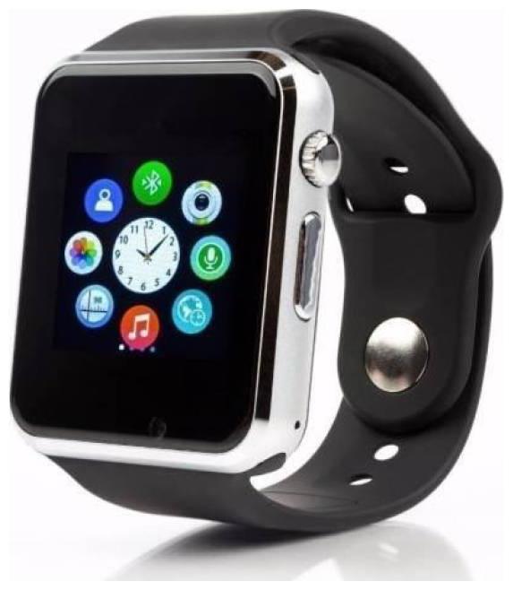 

TSV A1 Bluetooth 4G Touch Screen Smart Watch with Camera SIM SD Card Multi Language Support for Android and iOS Devices (Silver)
