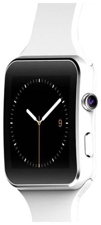 

TSV Camera SIM Card Supported Bluetooth x6 Smartwatch Compatible With Samsung Galaxy J8 (White)