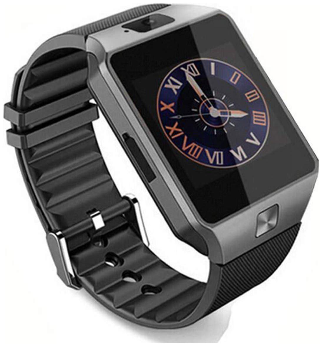 

TSV DZ09 Bluetooth with Camera SIM Card Support Smartwatch (Black)