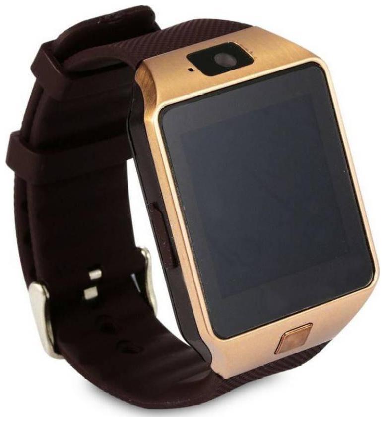 

TSV DZ09 Samsung Galaxy Core Prime 4G Mobiles Bluetooth Silver Wearable Smart Wrist Watch with Sim Card Compatible with Xiaomi Redmi (Gold)