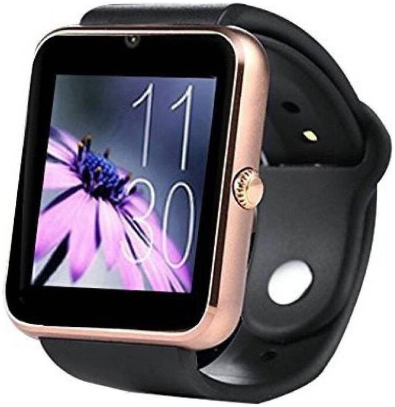 

TSV Bluetooth A1 Smart Watch Compatible with All 3G 4G Phone with Camera and Sim Card Support (Black)