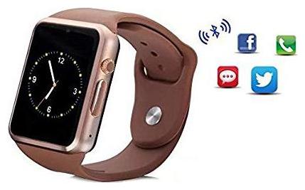 

TSV A1 Bluetooth 4G Touch Screen Smart Watch with Camera SIM Card SD Card Slot for All Android and iOS Devices - Red