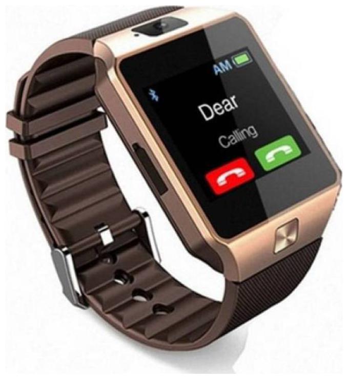 

TSV DZ09 Bluetooth Smartwatch Phone with Camera SIM and SD Card Support for Samsung Galaxy Note 5 (Gold)