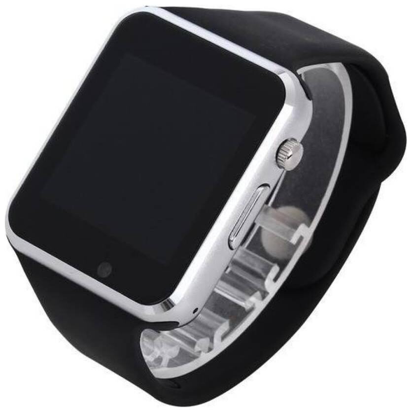 

TSV A1 with SIM Slot and 32GB Memory Card Slot and Bluetooth and Fitness Tracker and all 4G Android and iOS Smartwatch (Silver)