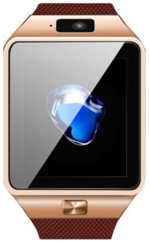 

TSV DZ09 Bluetooth 4G Touch Screen Smart Watch Phones SIM Card SD Card Slot Multi Language Support Compatible With All Android and iOS Devices (Gold)