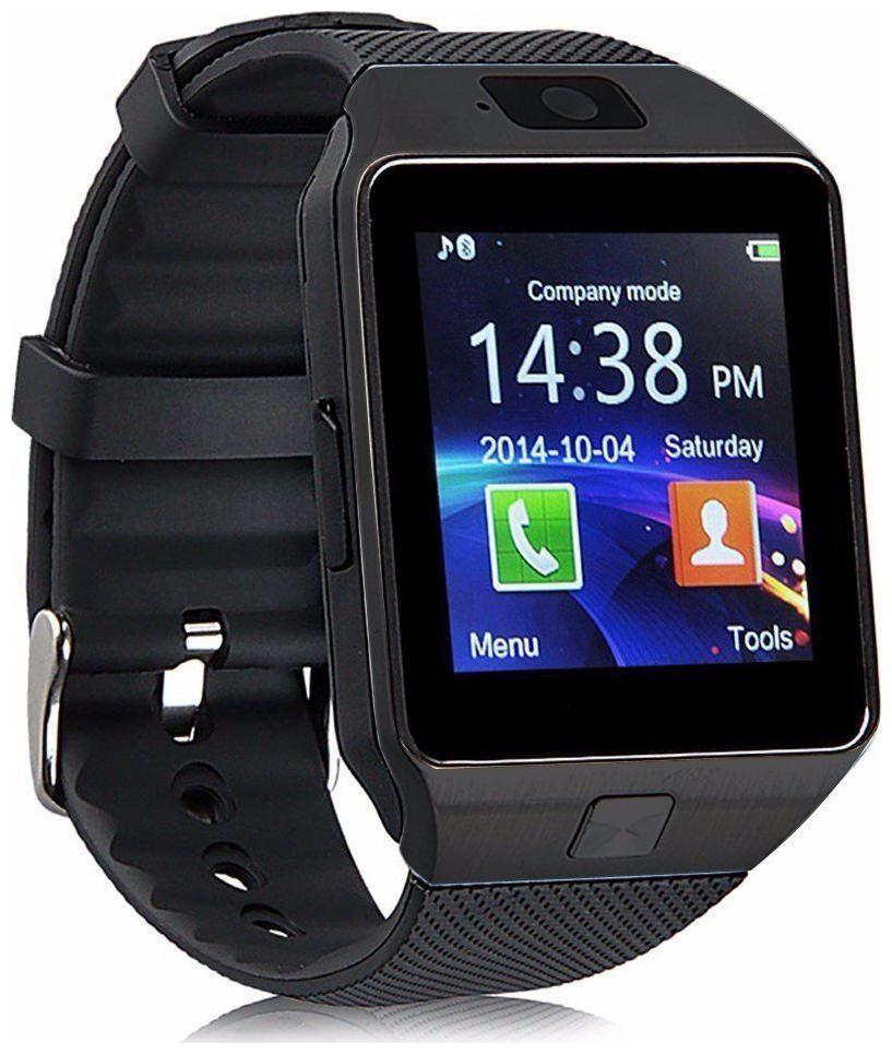 

TSV 4G Smartwatch DZ09 Portable Bluetooth with Camera SIM Card Support for All Android Smartphone (Black)