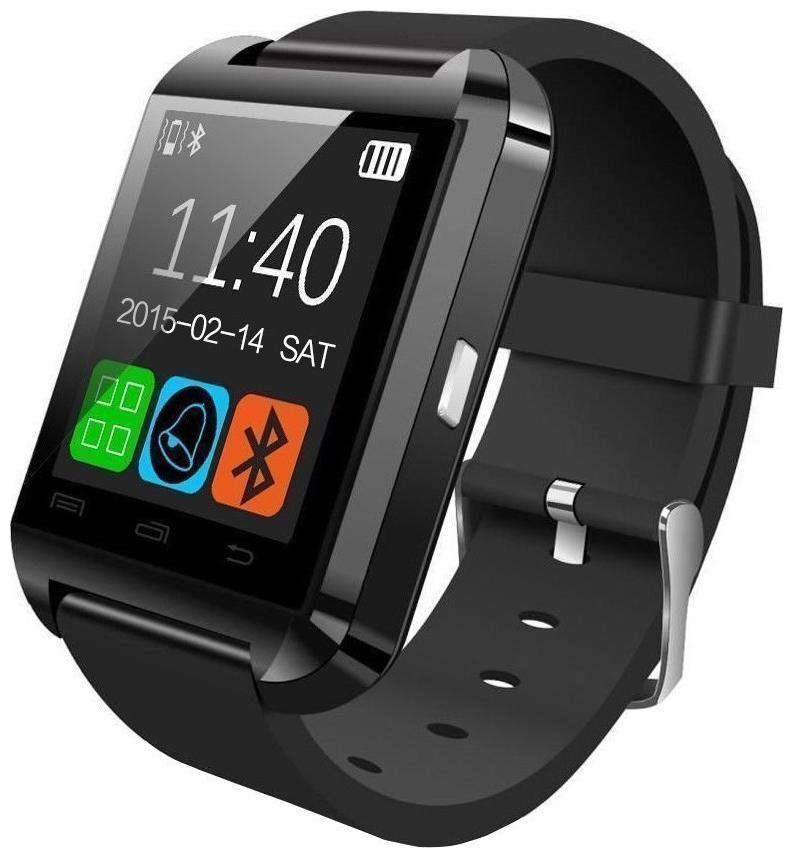 

TSV U8 Smartwatch for Men with Camera and Sim Card Support Compatible (Black)