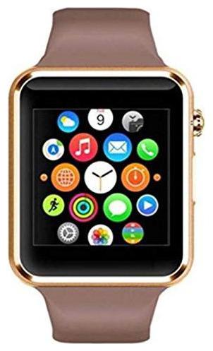 

TSV Bluetooth A1 Smart Wrist Watch with Monitoring Display Camera and Pedometer Smart Health Features for Men Women Brown