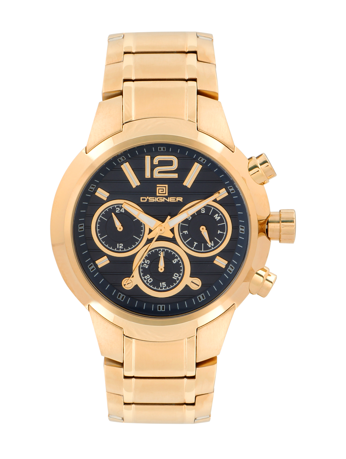 

D SIGNER Blue Dial Chronograph Watches For Men - 717RGM 5 G