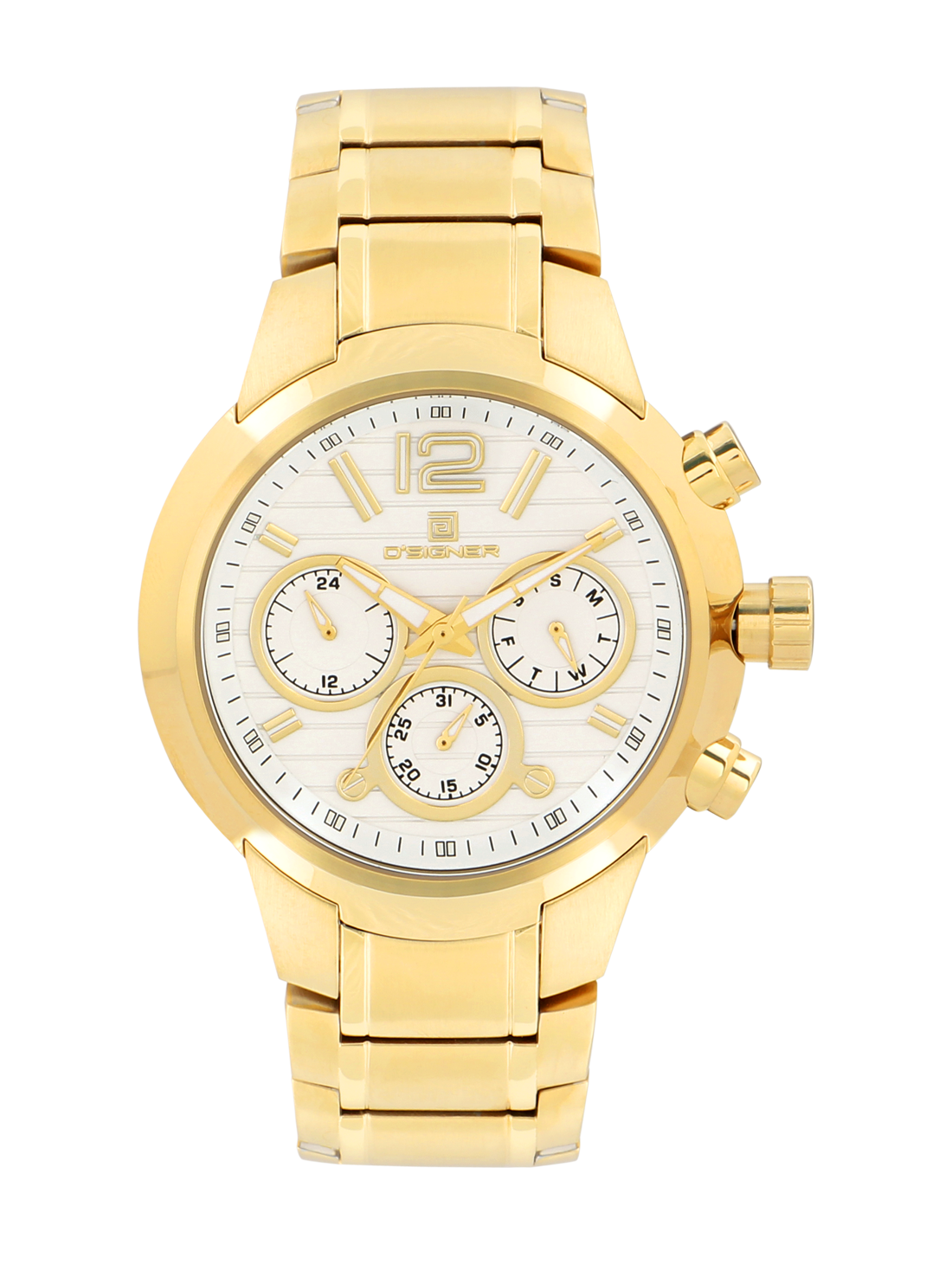 

D SIGNER Silver Dial Chronograph Watches For Men - 717GM 2 G