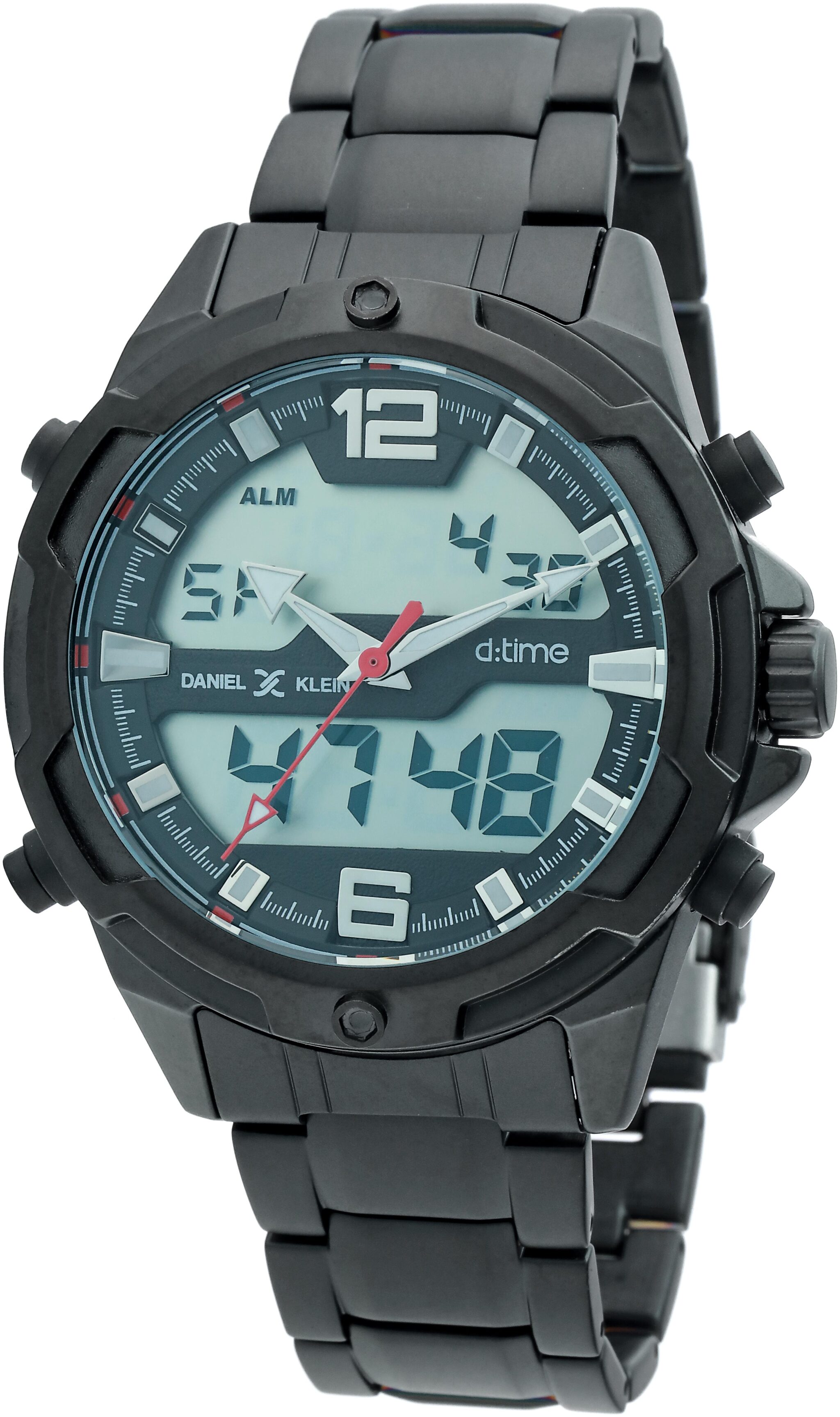 

Daniel Klein Analog-Digital Gunmetal Dial Men Watch- DK 1 12355-5