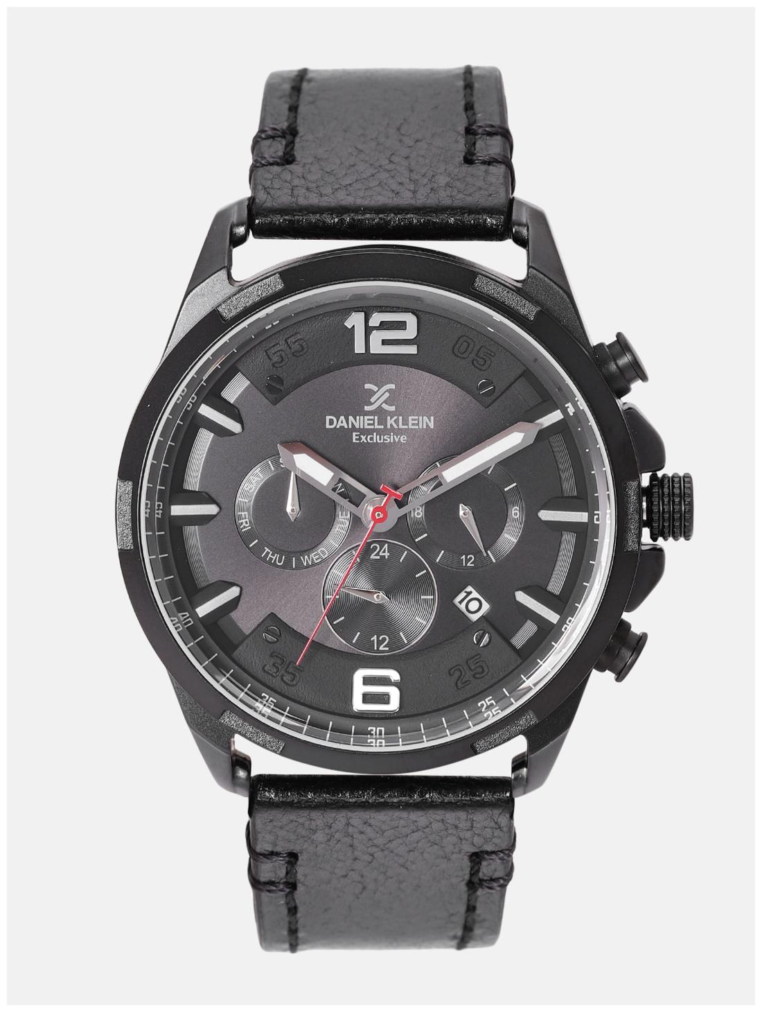 

Daniel Klein Analog Black Dial Men s Watch-DK12142-4