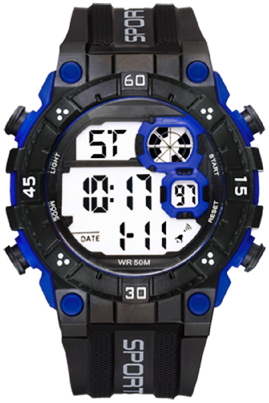 

DIRAY Digital Hard-Core Speed Look Black Sports Watch For Men-DR317G3