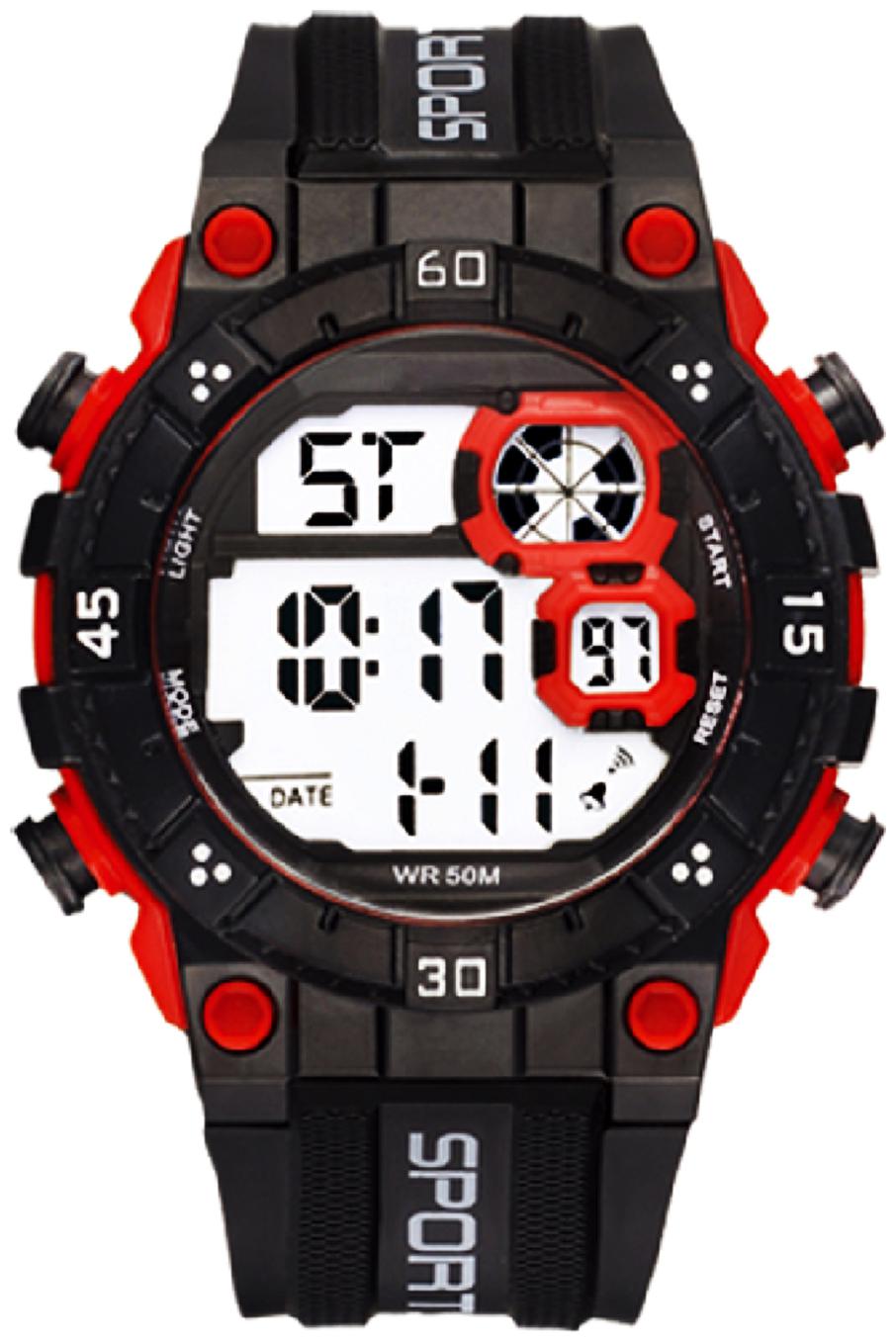 

DIRAY Digital Hard-Core Speed Look Black Sports Watch For Men-DR317G2