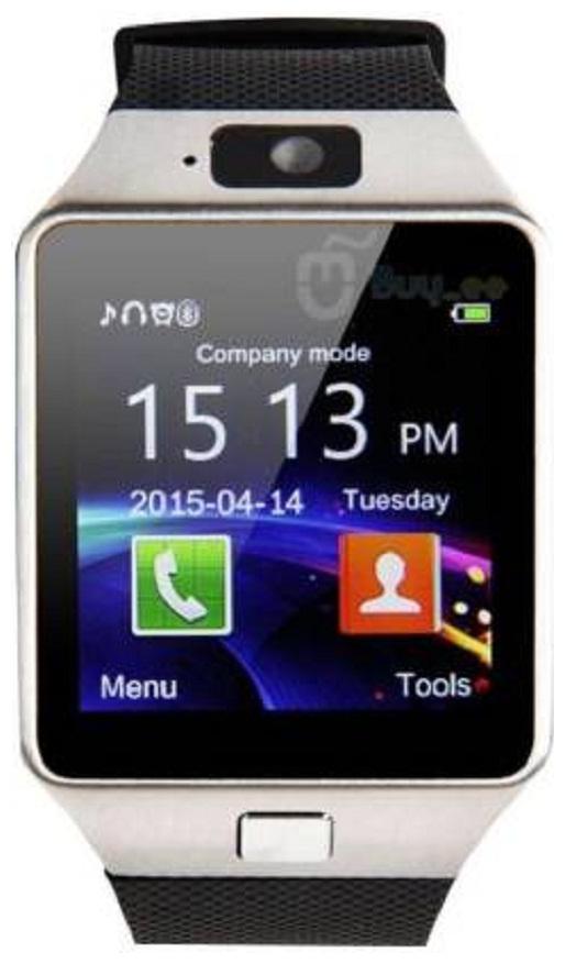 

DZ09 Smart Watch With Camera Touch Screen Bluetooth Support SIM Card SD Card Amart Watch Silver Black