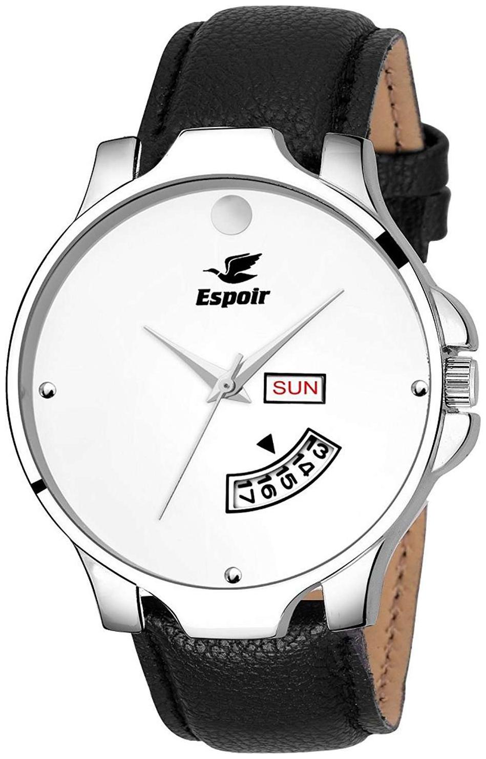 

Espoir Analogue Black Dial Day And Date Men s Watch - InfinitySilverMovado0507