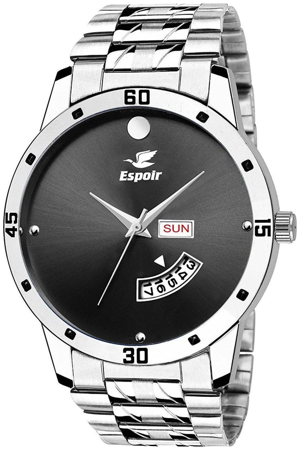 

Espoir Analogue Black Dial Day And Date Men s Watch - SamBlackMovado0507