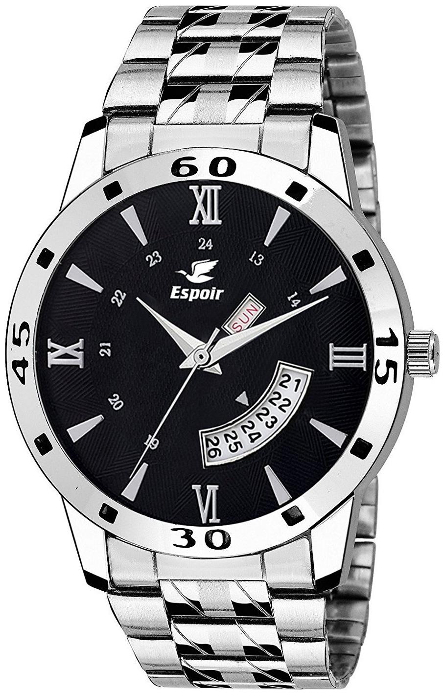 

Espoir Analog Balck Dial Day and Date Boy s and Men s Watch - Sam-Hammer0507