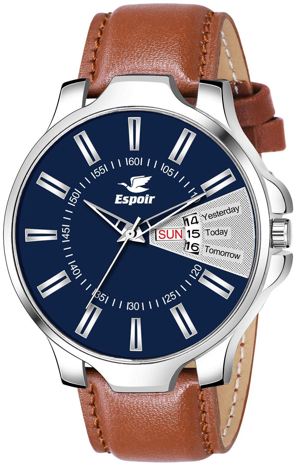 

Espoir Analogue Blue Dial Day and Date Boy s and Men s Watch - SammyDex0507