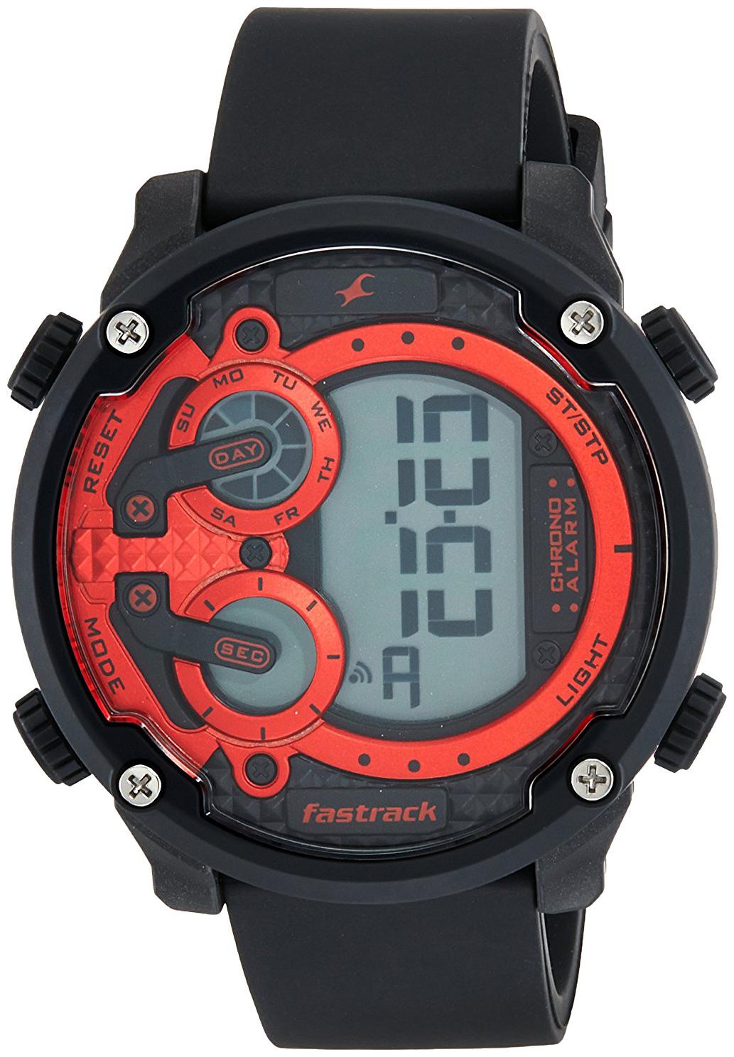 Buy Fastrack 38045pp01 Men Black Digital Watch Online at Low Prices