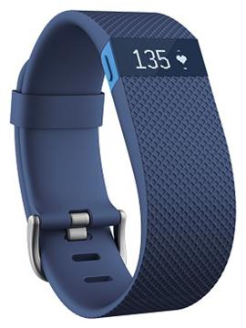 Fitbit Charge HR Heart Rate and Activity Wristband, Blue