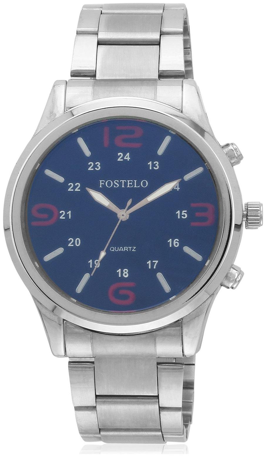 

FOSTELO BLUE MEN S WRIST WATCH FST-304