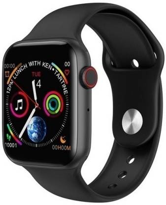 

G O A T Smart Wrist Watch For Android iOS (Black Strap free size)