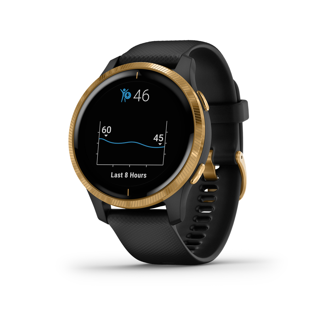 

Garmin Venu Black with Gold Hardware Smart Watch