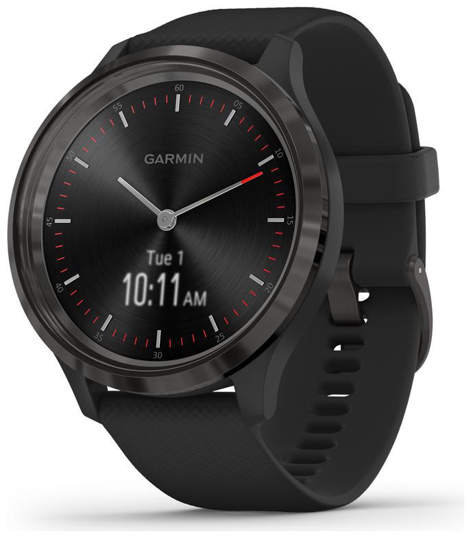 

Garmin vivomove 3 Slate Black Silicone Smart watch For Unisex